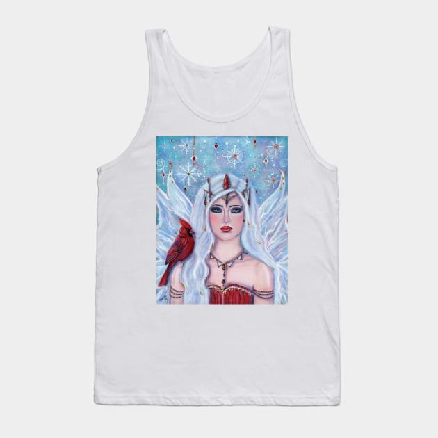 Magical winter gift  fairy art by Renee Lavoie Tank Top by ReneeLLavoie